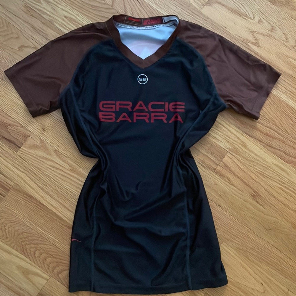 Gracie Barra Ranked Brown Belt Rashguard